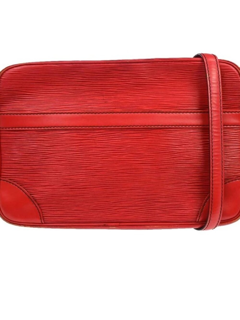 LOUIS VUITTON Epi Trocadero 23 Shoulder Bag Red